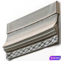 Roman curtain 3 3D Model Corona