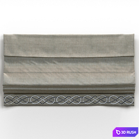 Roman curtain 3 3D Model Corona