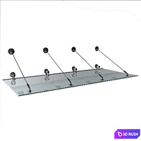 Glass canopy 3D Model Corona