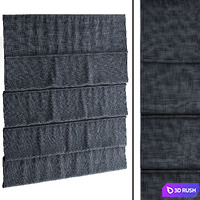 Roman blinds 12 3D Model Vray