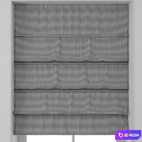 Roman blinds 12 3D Model Vray