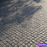 Paving 3D Model Vray, Corona