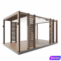 Pergola 5 3D Model Corona
