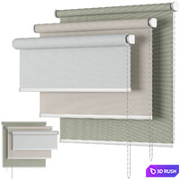 Roller Blind 05 | English Blinds | Gala 3D Model Vray