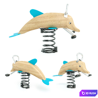 Spring Rocking Dolphin Kompan 3D Model Corona