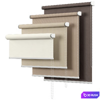 Roller Blind 10 | Sevilla blackout 3D Model Vray