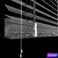 Jalousie 3D Model Vray, Corona
