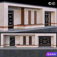 Gate 3D Model Vray, Corona