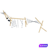 Kompan Robinia Obstacle Parkour 4 3D Model Corona