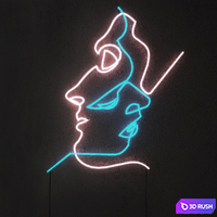 Neon light. Set 1 3D Model Vray