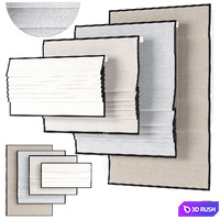 Roman Curtains 11 | Backhausen | Rebbio 3D Model Vray, Corona
