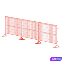 Temporary fencing for construction sites 3D Model Corona