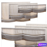ROMAN BLINDS 1500 3D Model Vray
