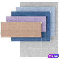 Roman Curtains 13 | Revati 3D Model Vray, Corona