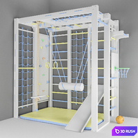 Children's sports complex DSK Kubik 3D Model Vray