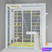 Children's sports complex DSK Kubik 3D Model Vray