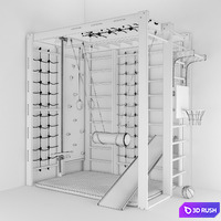 Children's sports complex DSK Kubik 3D Model Vray