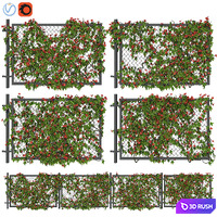 Fence with ivy v3
