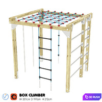 KOMPAN. CLIMBER "BOX" 3D Model Vray, Corona