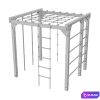 KOMPAN. CLIMBER "BOX" 3D Model Vray, Corona