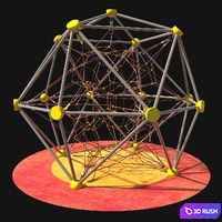 Playground for children 3 3D Model Corona
