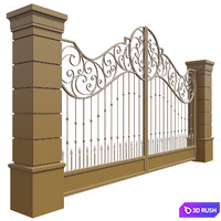 Fence 3D Model Corona