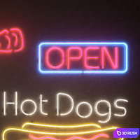 Light modules. Set 32. Neon 3D Model Vray, Corona