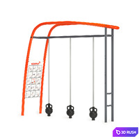 Exercise machine "Hanging bells" Kompan 3D Model Corona