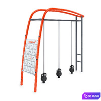 Exercise machine "Hanging bells" Kompan 3D Model Corona