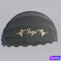 Sun protection awnings 3D Model Vray, Corona