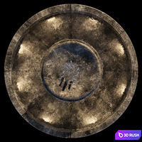 Fountain 16 3D Model Vray, Corona