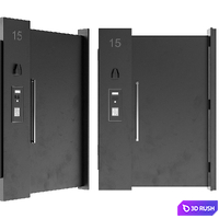 Modern door 07 3D Model Vray