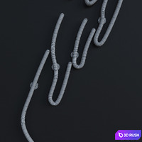 Neon Set 5 3D Model Corona