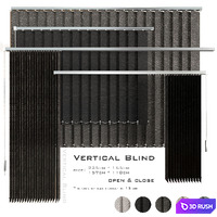 Vertical Blind 3D Model Vray, Corona