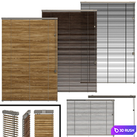 Shutter for windows and doors 3D Model