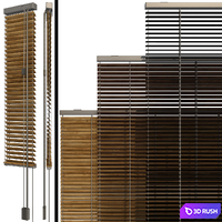 Shutter for windows and doors 3D Model Vray, Corona