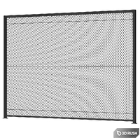 Chain-link fence 3D Model Corona