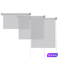 Roller blinds 3D Model Vray, Corona