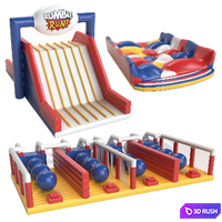 Large obstacle course Miss Muddy (set 1) 3D Model Vray, Corona