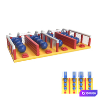 Large obstacle course Miss Muddy (set 1) 3D Model Vray, Corona