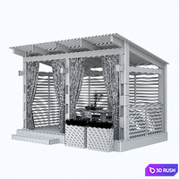 Garden Gazebo 3D Model Corona