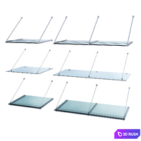 Glass Visor Set 3D Model Corona