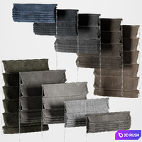 ROMAN_BLINDS_04 3D Model Corona