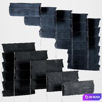 ROMAN_BLINDS_04 3D Model Corona