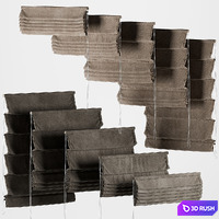ROMAN_BLINDS_04 3D Model Corona