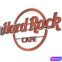 Hard Rock Cafe Neon Sign 3D Model Corona