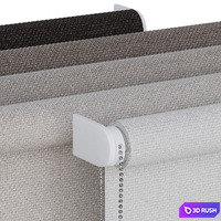 Roller blinds 3D Model Vray, Corona