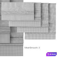 Roman Curtains 51 | Loganova | GREEK KEY DESIGN 3D Model Vray, Corona