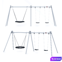 Swing steel Standard + Nest 2,5m Kompan 3D Model Corona