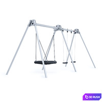 Swing steel Standard + Nest 2,5m Kompan 3D Model Corona